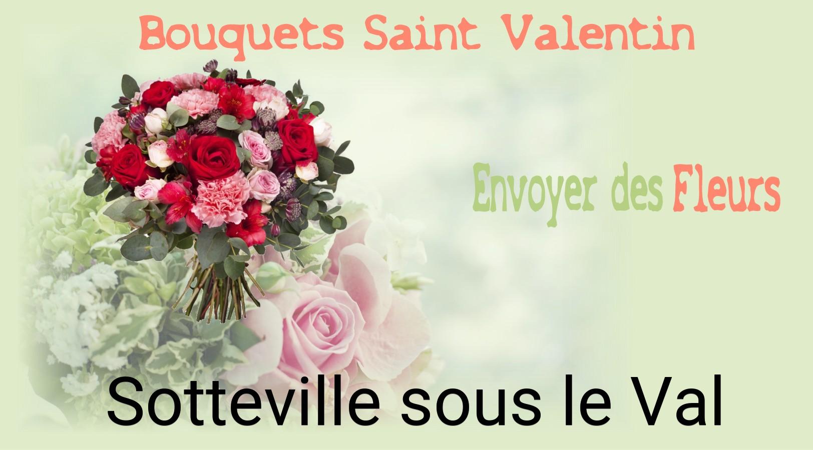 Roses de Saint-Valentin livrées à Sotteville-sous-le-Val